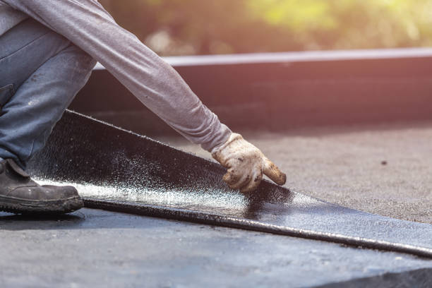 Professional Waterproofing technician working in Nottingham, PA